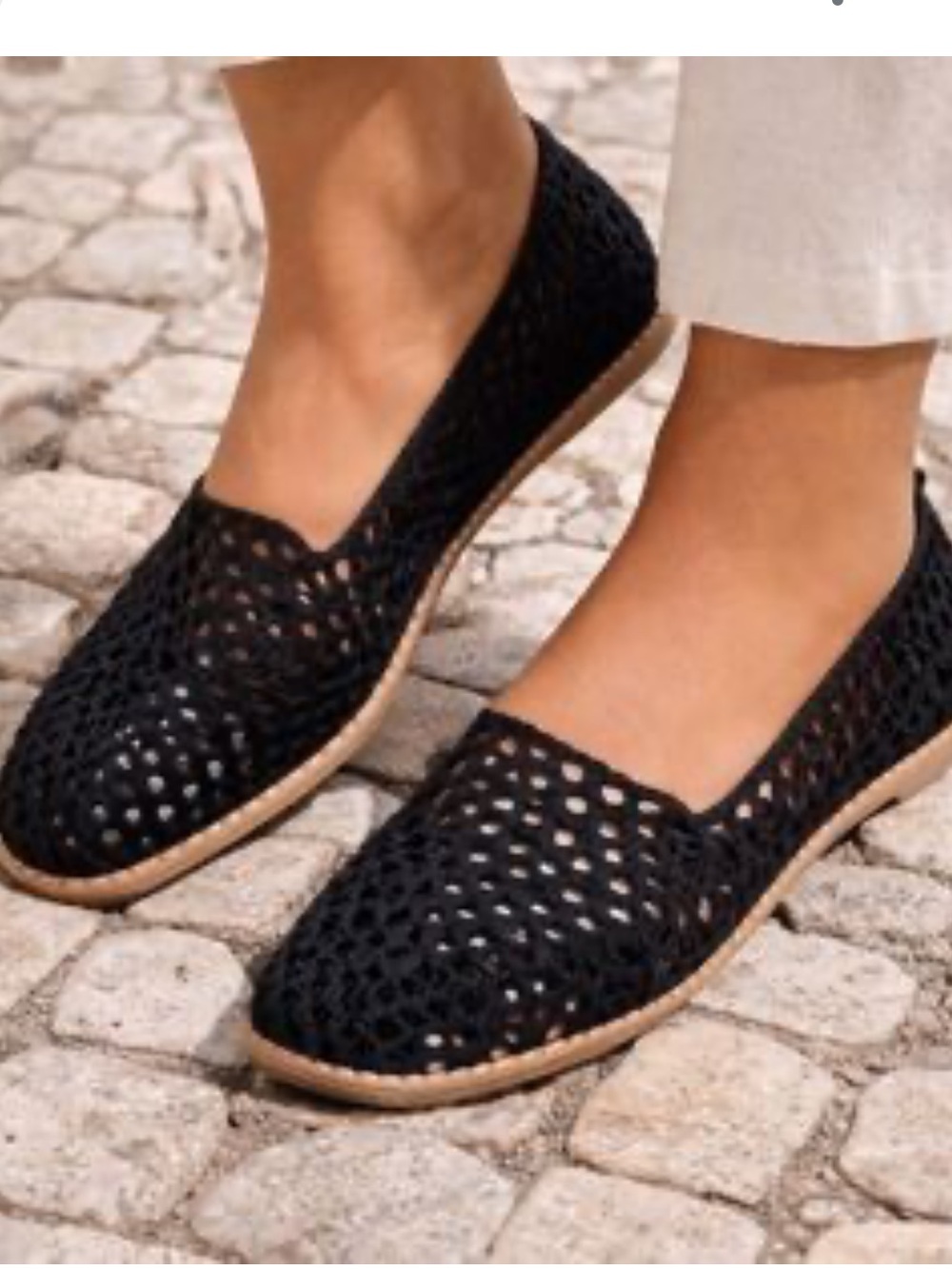 Palomitas Paloma Barceló Woven Mesh
Ballet Flats